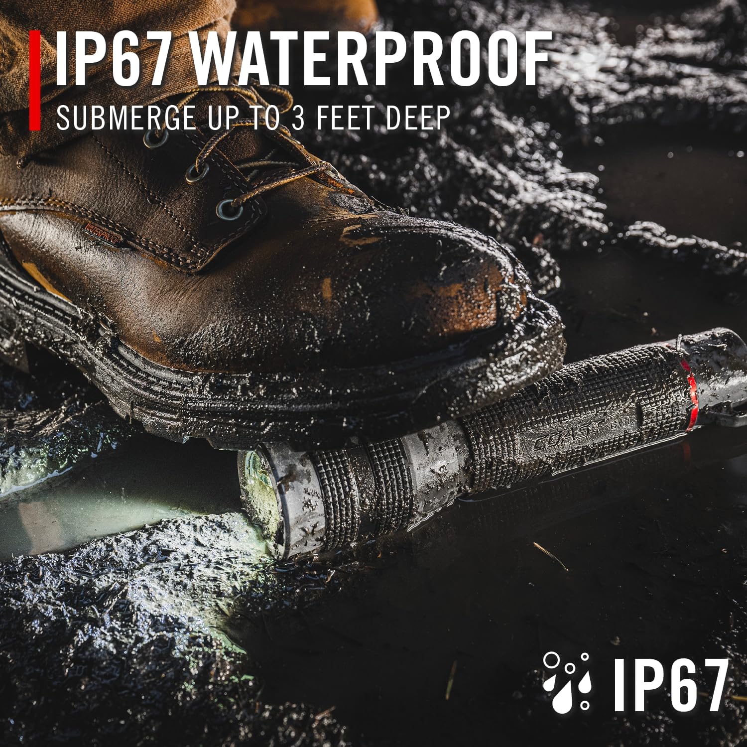 Taschenlampe 2300 Lumen IP67 COAST GX30 Dual Power