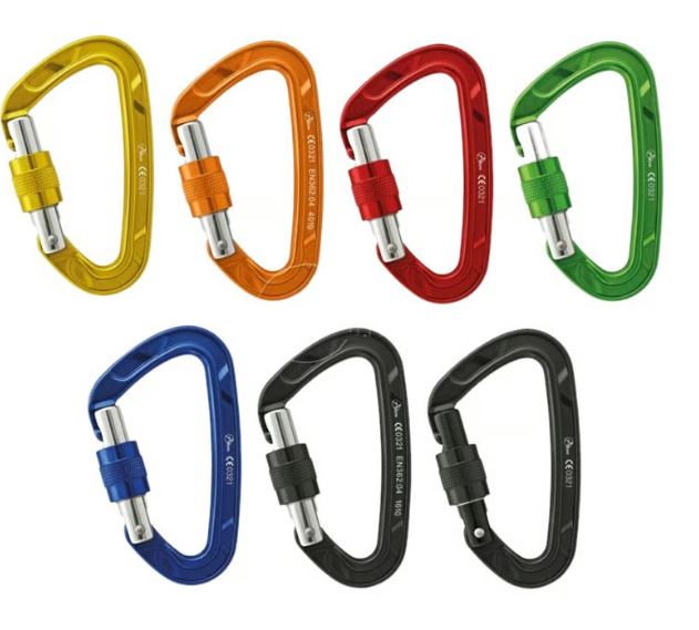 KARABINER D SCREW CLASSIC