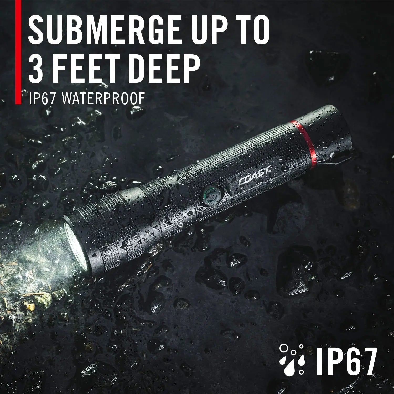 G60R Handlampe IP 67 - aufladbar