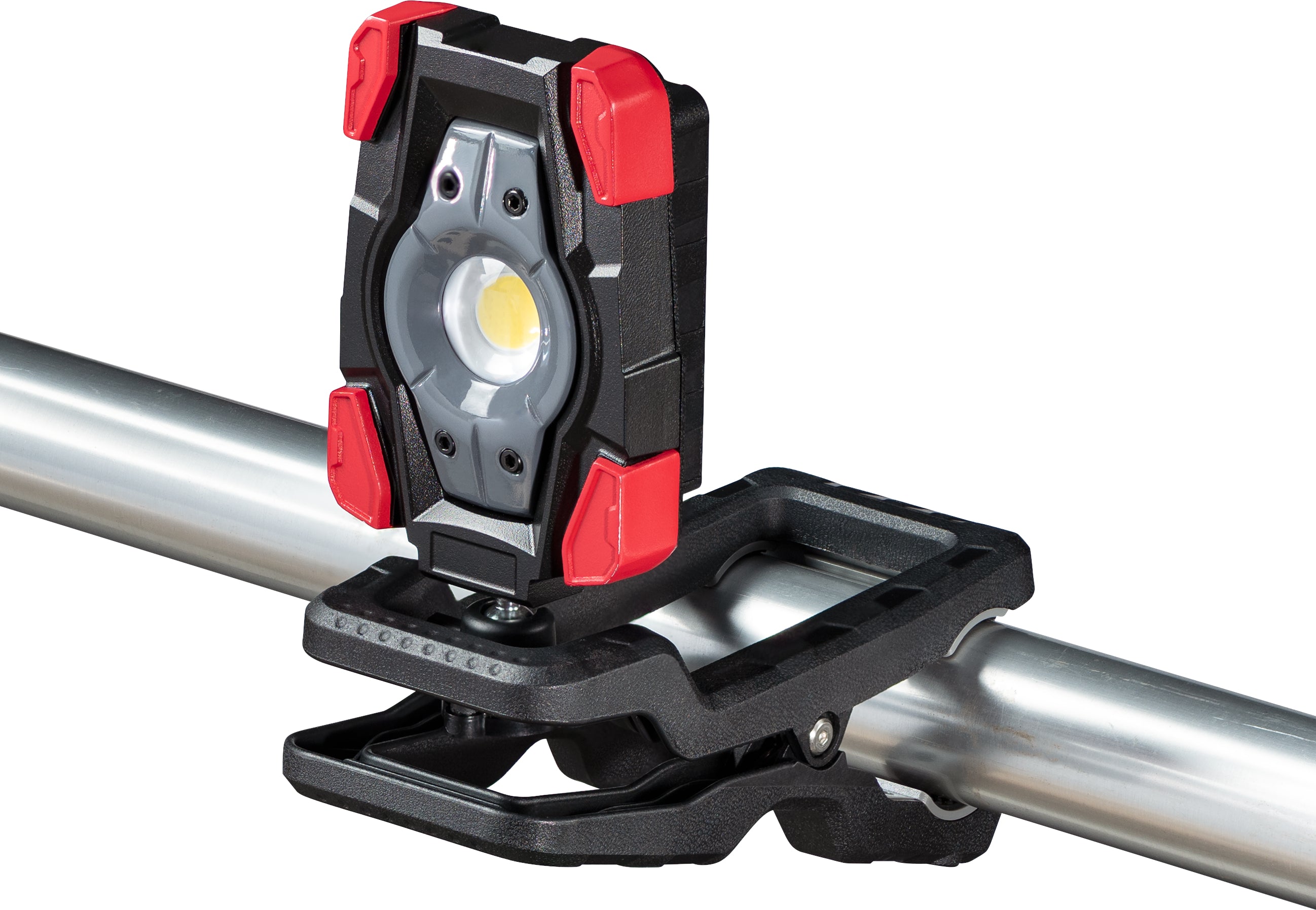 COAST CL20R LED-Arbeitsleuchte mit Rohrhalterung und Klemmbefestigung für professionelle Arbeitsbeleuchtung in Werkstatt, Industrie, Feuerwehr und Rettungsdienst