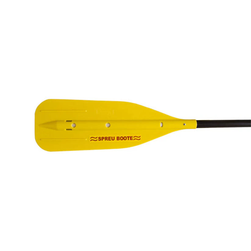 SPREU BOOTE Guide Paddle für Schlauchboote, Rafts und Rettungsboote – professionelles Bootspaddel für Wasserrettung, Feuerwehr, DLRG, Wasserwacht, THW und Katastrophenschutz mit ergonomischem Design, hoher Stabilität und effizienter Kraftübertragung bei Strömungsrettung, Hochwassereinsätzen und Rettungsmaßnahmen auf Gewässern.