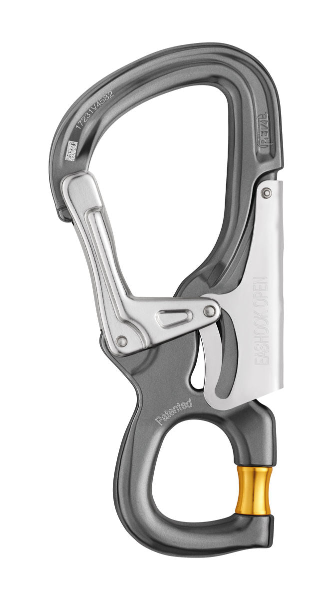 EASHOOK OPEN Karabiner mit 2-Wege-Verriegelung