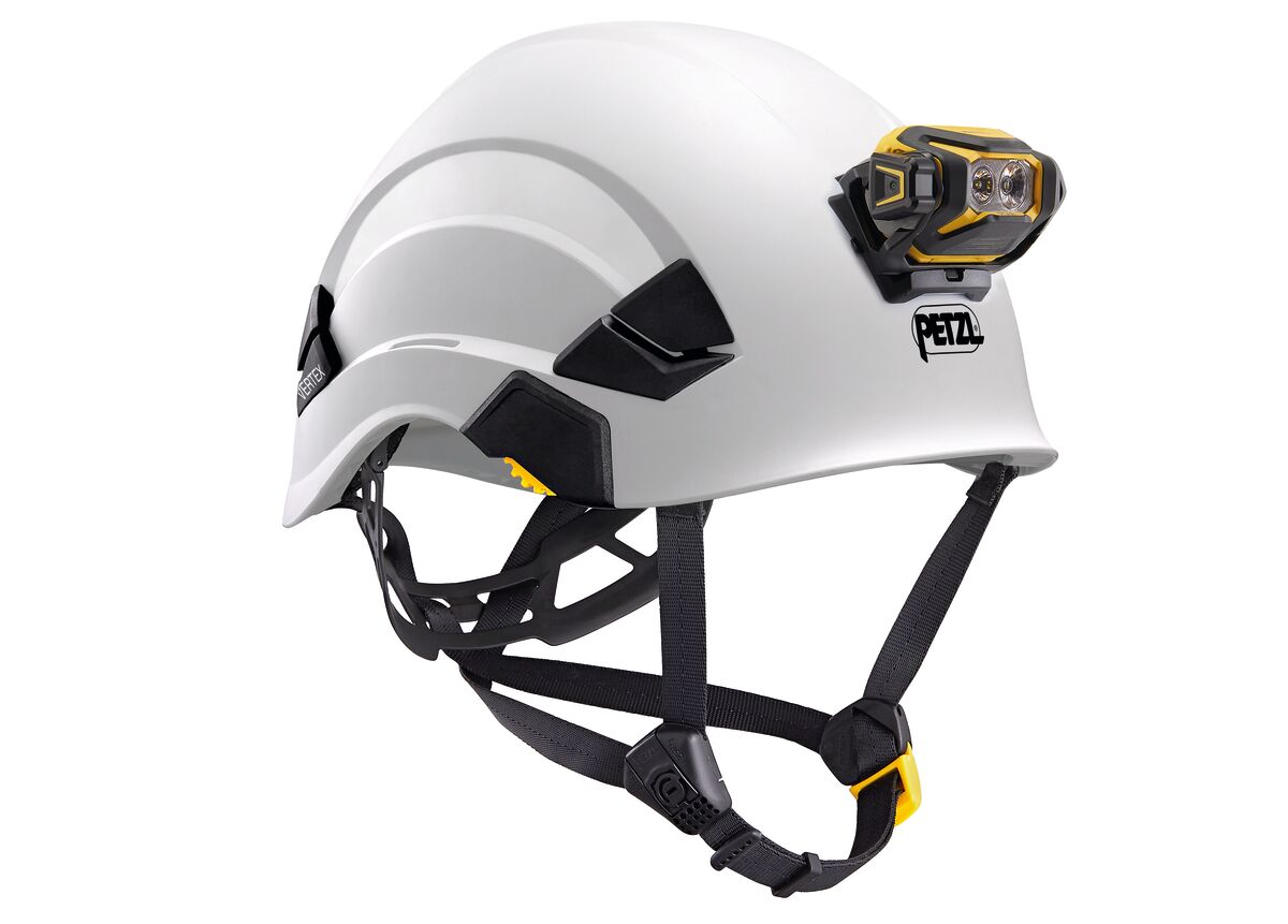 Petzl PIXA LED-Stirnlampe mit gut bedienbarem Drehschalter und robustem Ex-Schutz-Gehäuse. Professionelle Helm- und Arbeitsleuchte für Feuerwehr, Rettungsdienst, Industrie, Energieversorger und technische Einsätze in anspruchsvollen Umgebungen.